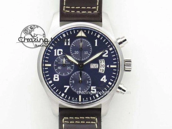 MIROTIME 0509 RelaxedFit Big Pilot Real PR IW500435 “Muhammad Ali” ZF Best Edition On Black Leather Strap A 7295